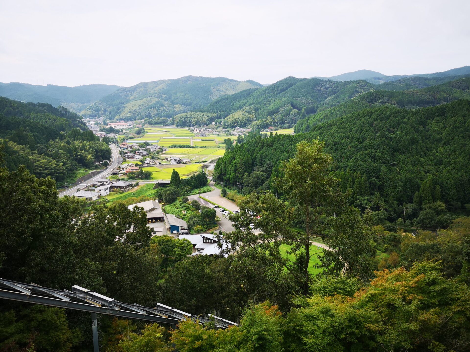 高取山の展望台からの眺め