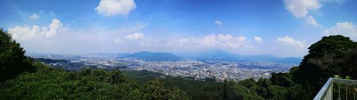 天拝山山頂からの眺め