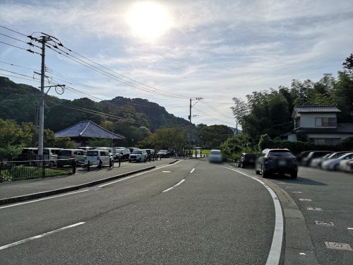 天拝山の駐車場