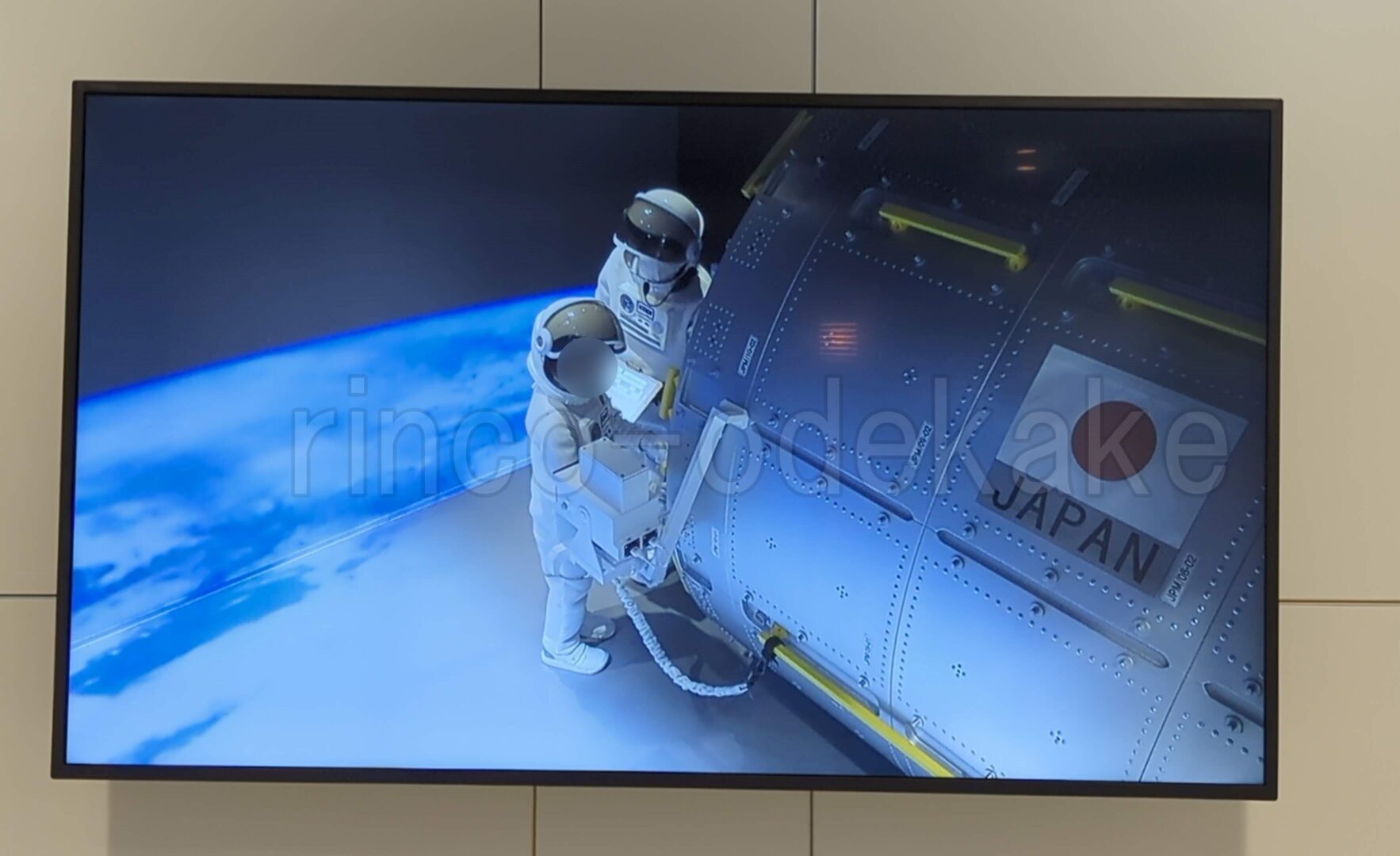宇宙訓練センターのモニター