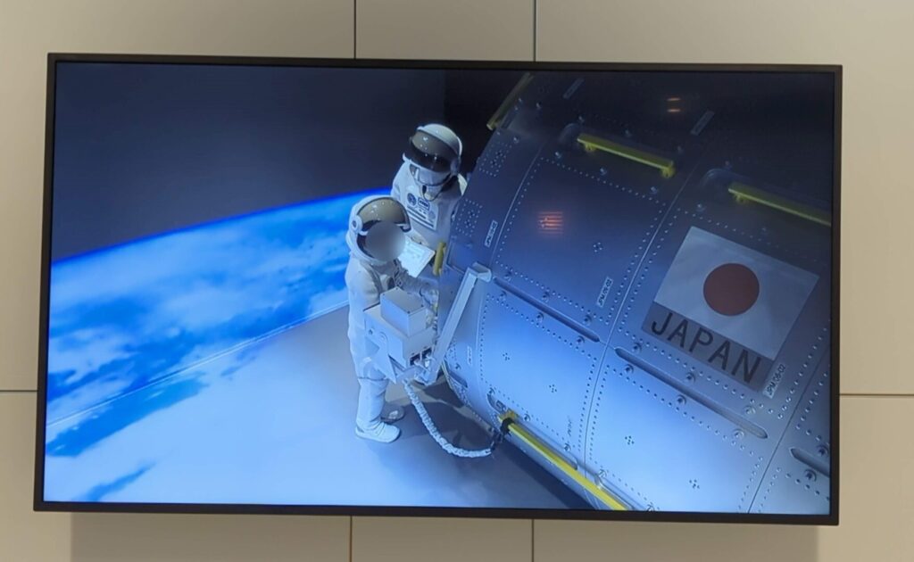 宇宙訓練センターのモニター