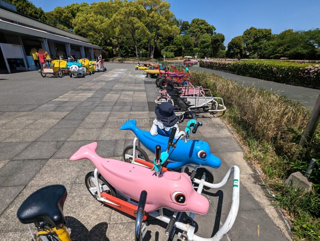 久留米サイクルファミリーパークの自転車